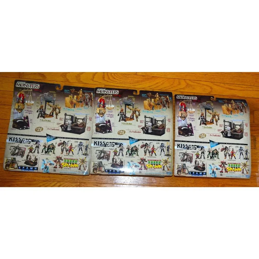 VTG 1998 McFarlane Monsters Series 2 Playsets Lot of 3 NEW SEALED Horror